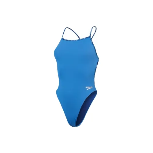Speedo Vback One-Piece Купальник Женские Морской синий