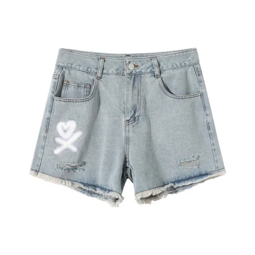 tokidoki Джинсовые шорты Женские Светло-синие