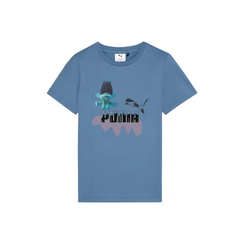 PUMA TROLLS SS24 T Рубашка Синяя для детей 3-7 лет