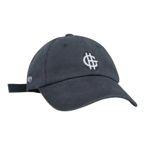 HOOF GOLDMINE Хлопковые кепки унисекс угольно-серого цвета