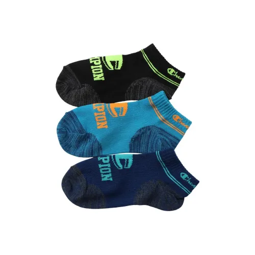 Champion 3 Double Packs Черный + Синий + Темно-синий Kids Носки