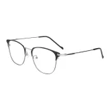 Чёрная резинка с серебряными ногами [40004-C3]