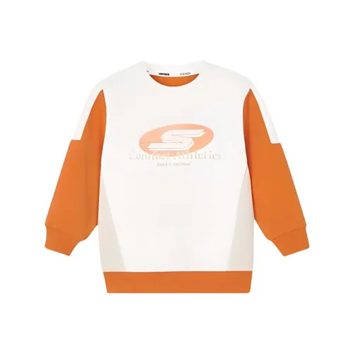 Skechers Kids Чисто белый 01SV Детский сад Свитшоты