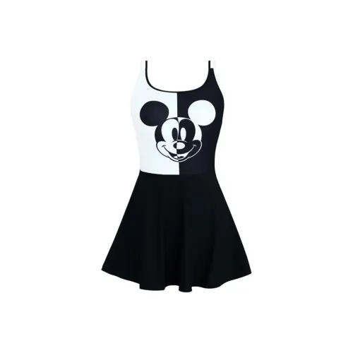 BALNEAIRE Ван-Пис Купальник Женские Mickey Mouse Черный Белый