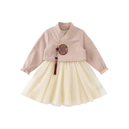 DAVE BELLA Платье Серый Розовый Детский