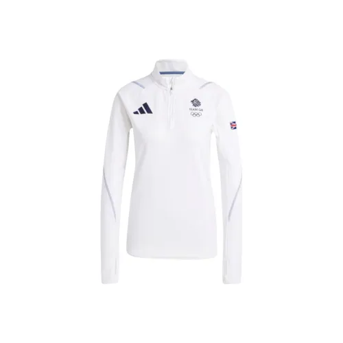 Adidas Белая женская одежда для фитнеса