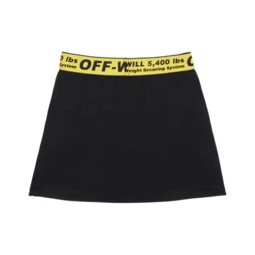 Off Белый SS22 Черный Kids Юбки