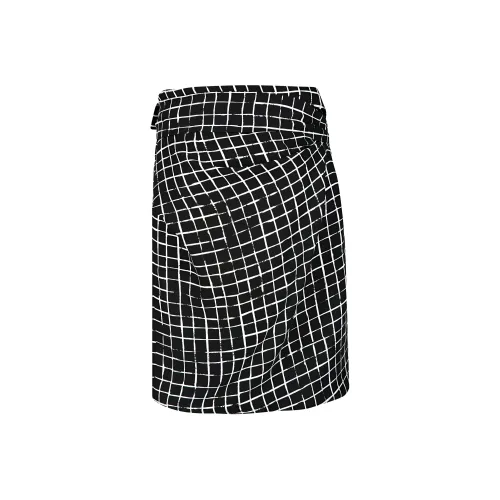 DRIES VAN NOTEN Черные Женские Повседневные Длинные Юбки