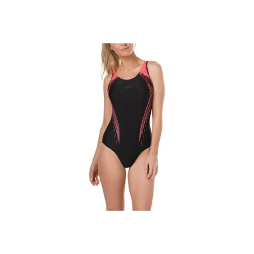 Speedo One-Piece Купальник Женские Черный Красный