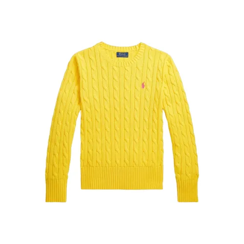 Polo Ralph Lauren SS24 Свитер Гонки Желтый Детский