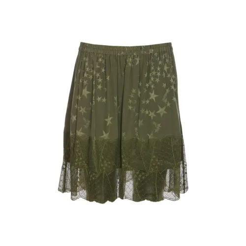 Zadig Voltaire Повседневный Длинный Юбка Женские Зеленый