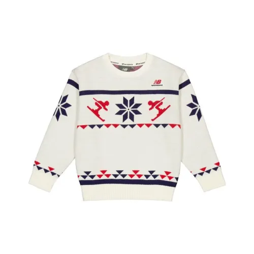 New Balance Свитер Белый Детский