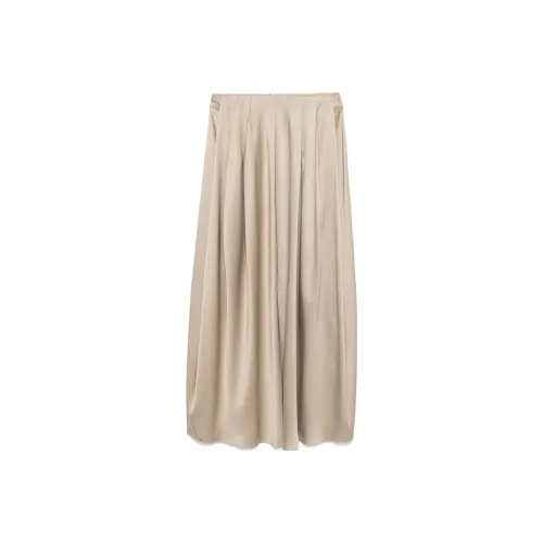 AMANI Повседневная длинная юбка женская бежевая