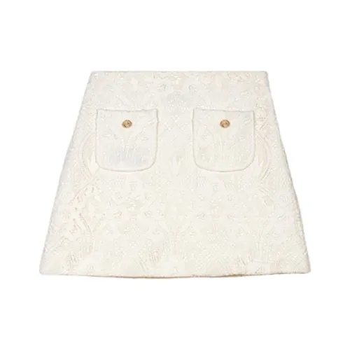 Maje Повседневные короткие юбки Женские Светлый Умбра