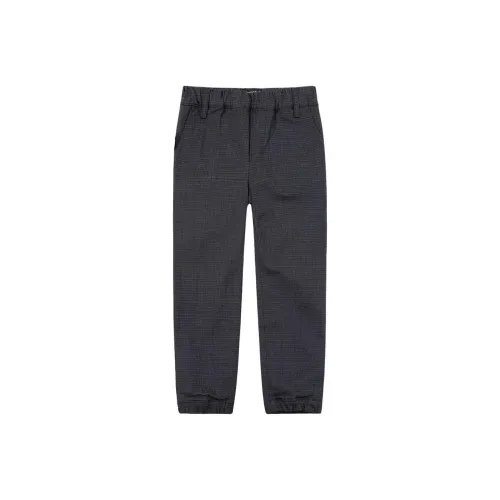 Детские EMPORIO ARMANI Вязаные Спортивные Штаны Синие