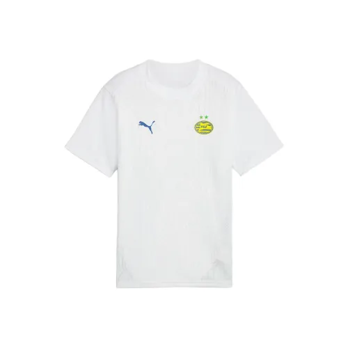 PUMA PSV Eindhoven SS24 T-Shirt Белый Синий Зеленый Подростки