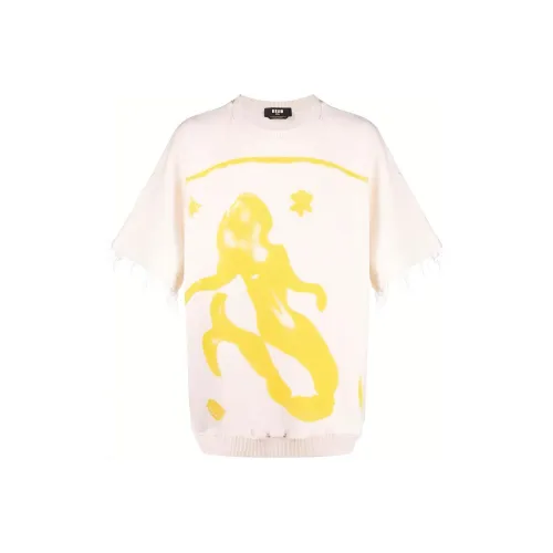 MSGM Белый Мужской Свитшот