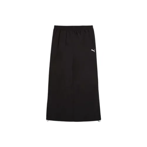 PUMA WARDROBE ESS Повседневная Длинная Юбка Женская Черная