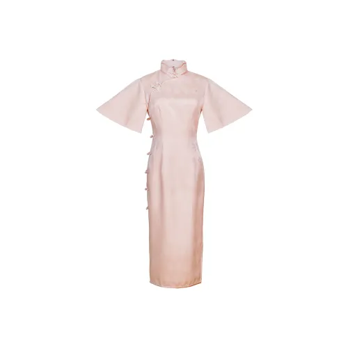 Одежда Cut By Time Чонсам Женская Розовая