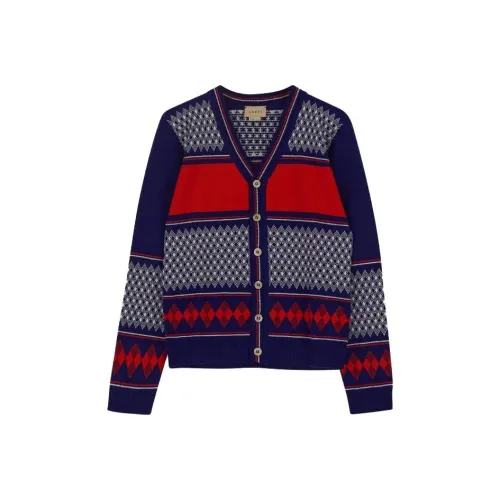 Gucci Красный Синий Kids Свитеры