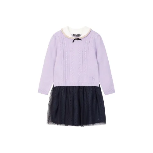 HAZZYS Детское платье фиолетового цвета Sea Yam цвет детский