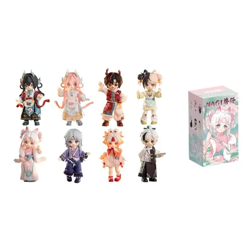 Play Tide Nagi BEAST Четвертое поколение Бесплатно And Easy Collection Слепые коробки Один Mystery Коробка Целая коробка 6 шт