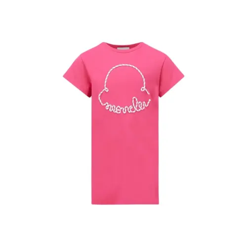 Moncler Детское платье цвет фуксия