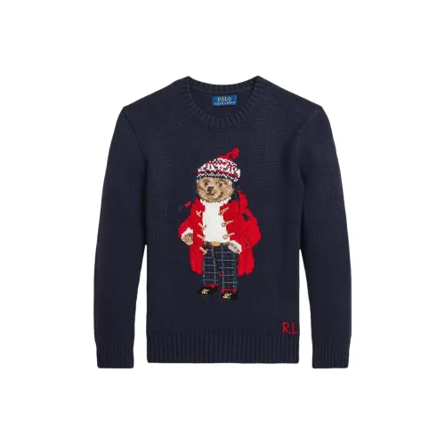 Polo Ralph Lauren Трикотаж Морской Синий Детский