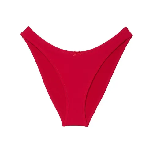 Victoria's Secret Розовые Плавательные Шорты Женские Красные