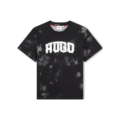 HUGO BOSS Черные Детские Рубашки T