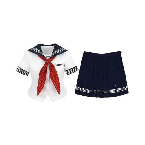 COVER TIME Белый комплект Женская униформа