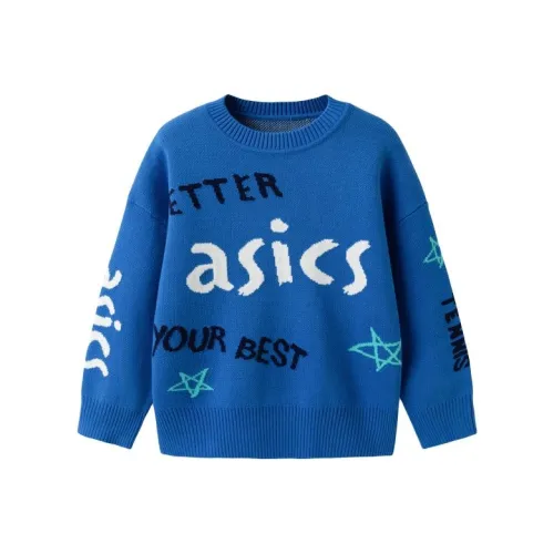 Asics Свитер Sports performance Синий Дети Возраст 3-7 лет