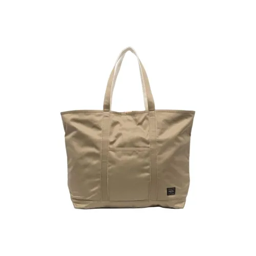PORTER Хлопок Тоут Сумка Сумка для покупок Сумка Сумка через плечо Мужская Бежевая