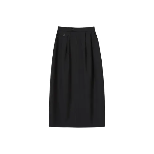 TOUCH Повседневный Длинный Юбка Женская Черная