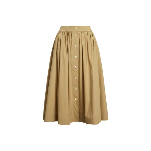 LAUREN RALPH LAUREN Повседневный Длинный Юбка Женская Коричневая