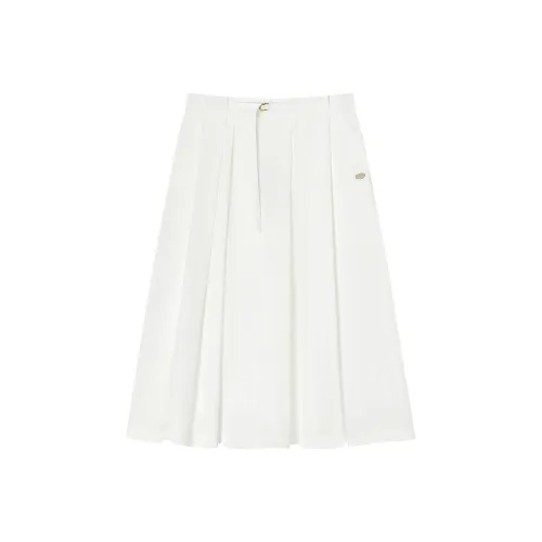 Teenie Weenie Повседневный Длинный Юбка Женские Цвет Слоновая кость