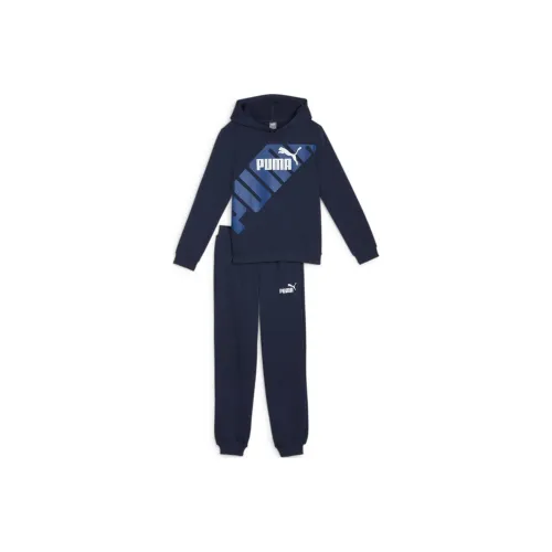 PUMA Повседневная спортивная одежда EVOSTRIPE Темно-синий Детский