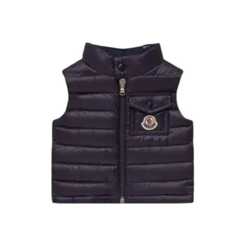 MONCLER Жилет Детская одежда SS24 Морской синий Infant и Toddler