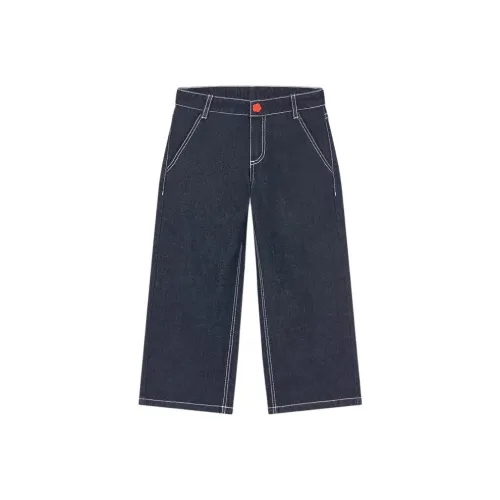 KENZO Джинсы Детская одежда 'SAILOR' Джинсы с широкими штанинами Морской синий Детский
