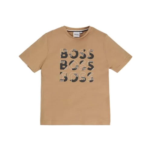 HUGO BOSS Коричневые Kids T-рубашки