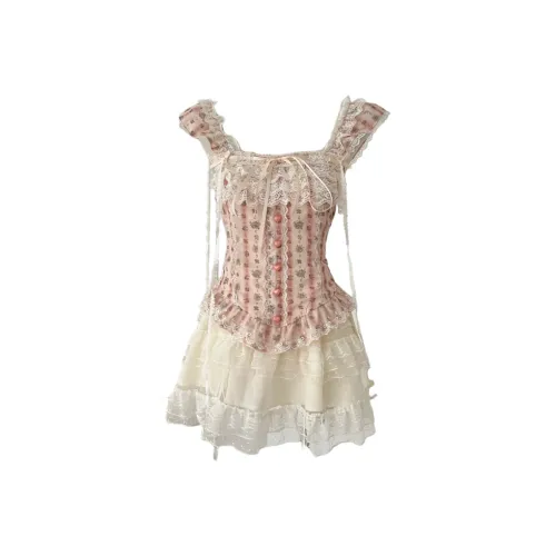 MISSHONEY MH Комплект с юбкой Женские Розовый Двухкомпонентный комплект