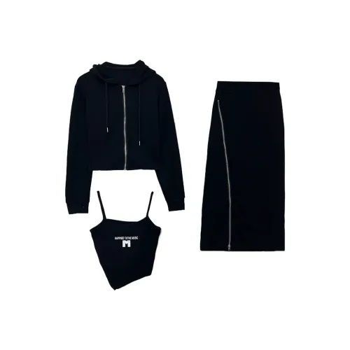 Icicofficial Комплект с юбкой Женские Urban Chic Черный