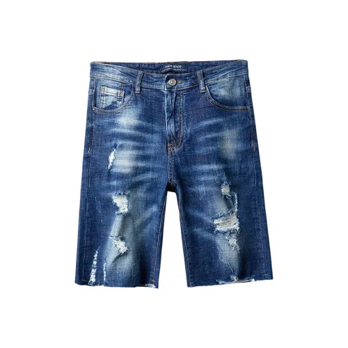 PRPK Синие Унисекс Джинсовые Шорты