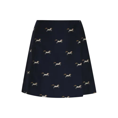 Burberry Темно-синий Kids Юбки