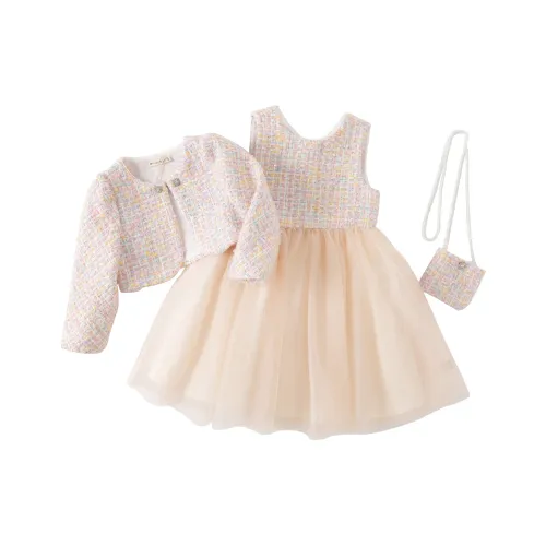 DAVE BELLA Платье Розовое Клетка Детское