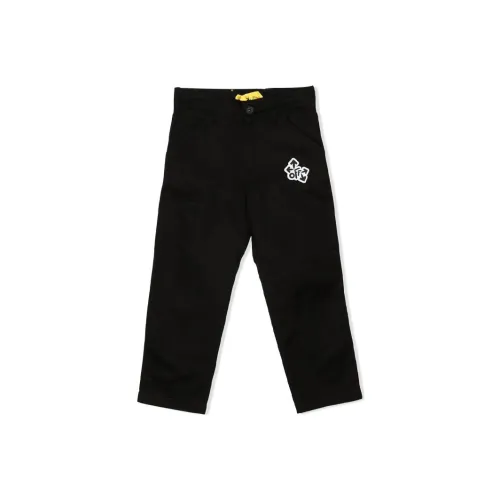 Off Белый SS22 Черный Kids Брюки