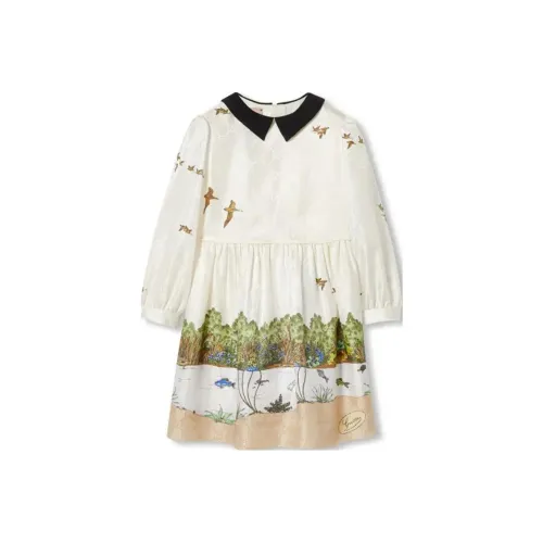 GUCCI SS24 Платье Айвори Белый Детский