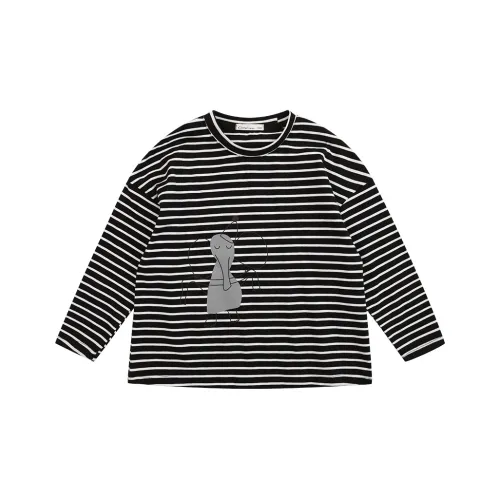 Pure and Good T-Shirt Черно-белые полосы для детей 3-7 лет