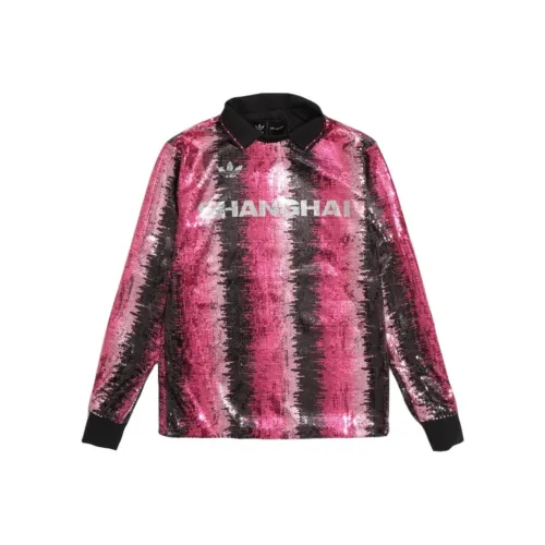 Adidas Originals Футбол Джерси Женские Розовый Черный