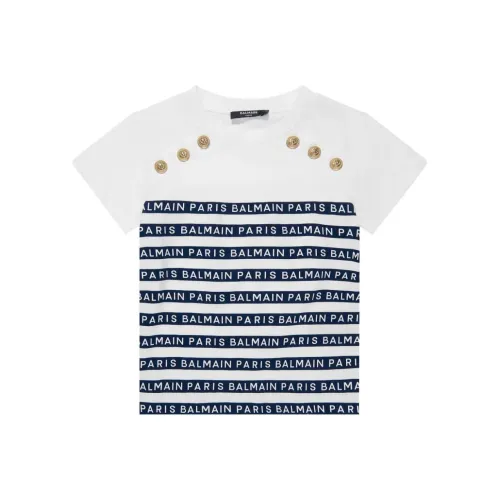 BALMAIN T-рубашка Морской синий Детская